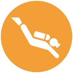 commercial diving school icon