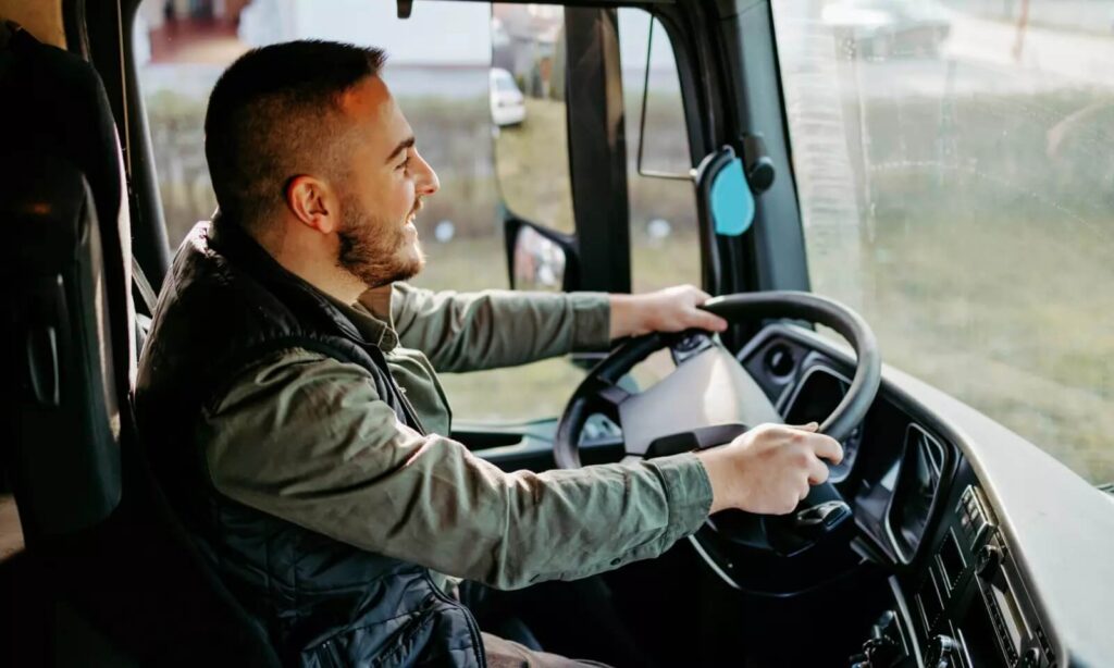 STARS Campus Solutions truck driving
